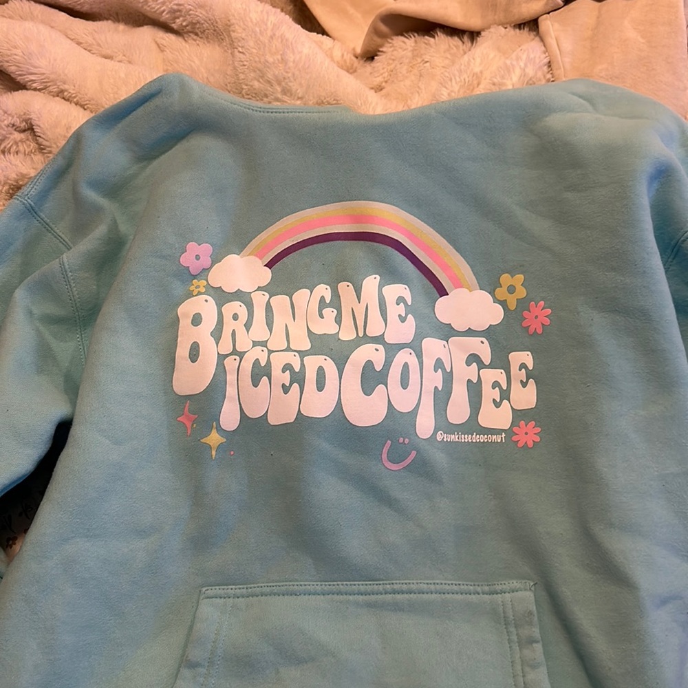 bring me iced coffee hoodie